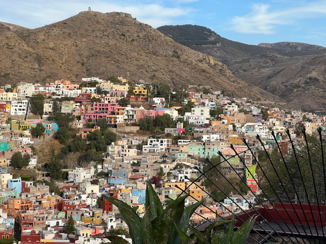 Scrub-covered hills east of Tepezalá bearing the shallow traces of colonial-era silver extraction