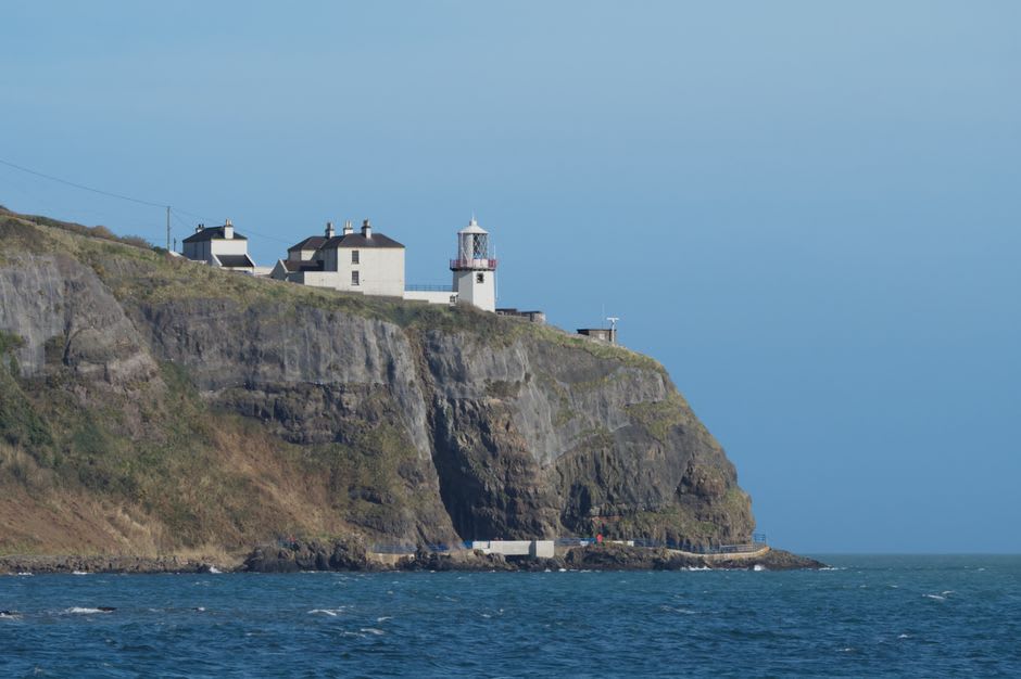 Whitewashed cottages along the River Dun in Cushendun