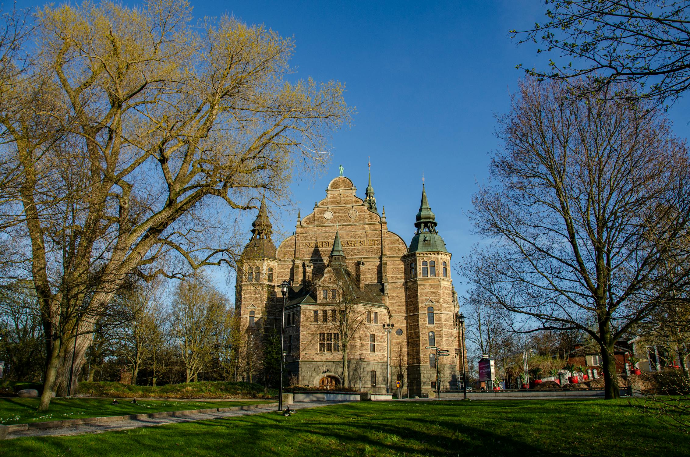 The Nordic Museum on Djurgarden island in Stockholm