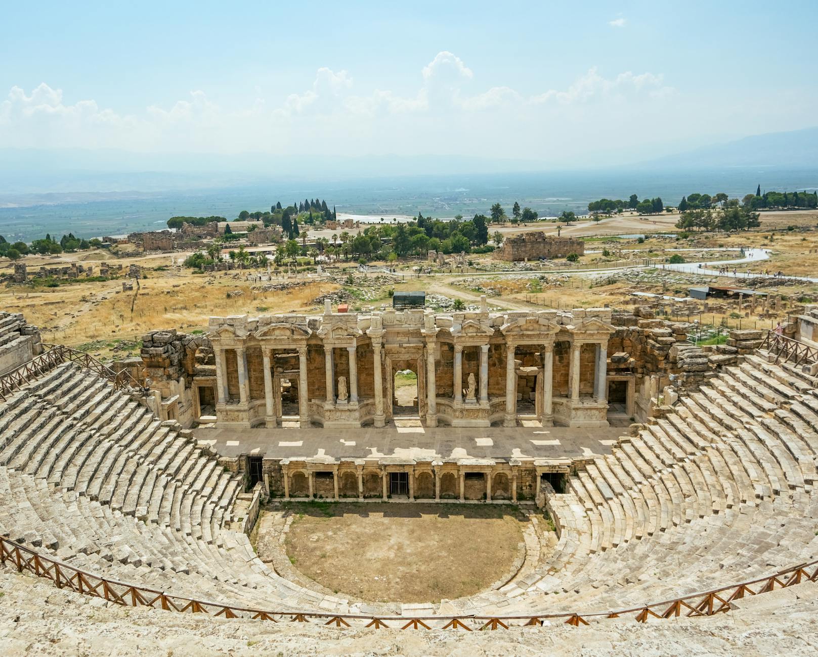 The grand amphitheatre of Ephesus with its tiered stone seating