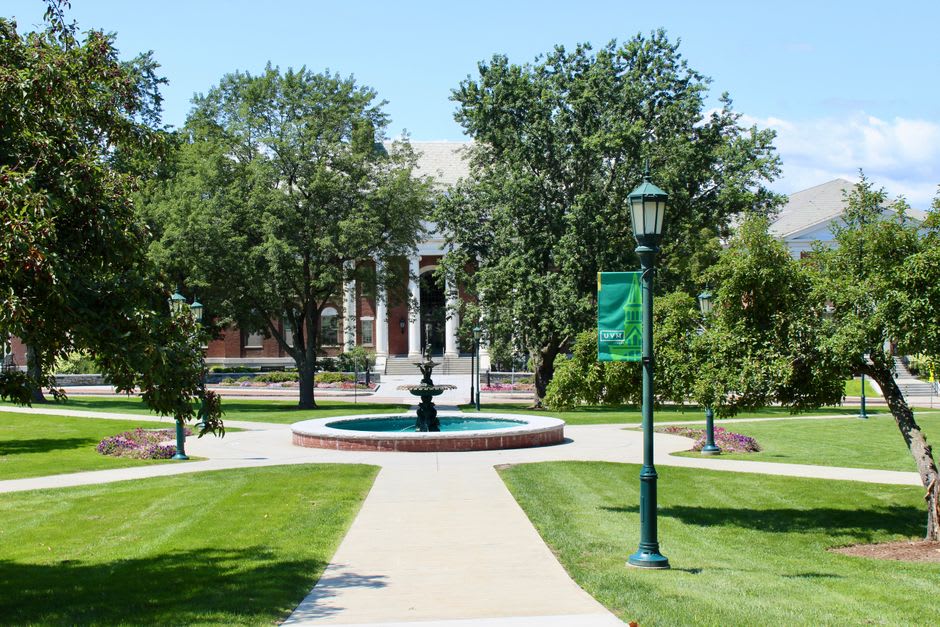 Old Main at Knox College, site of the 1858 Lincoln-Douglas debate, in Galesburg, Illinois