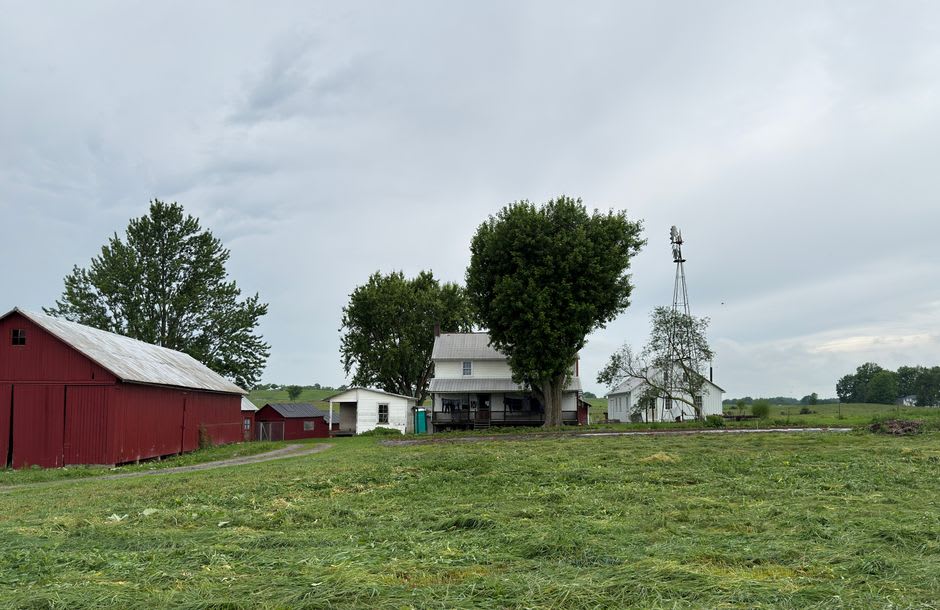 The preserved 1880s farmhouse and outbuildings of the Bagg Bonanza Farm near Wahpeton, North Dakota