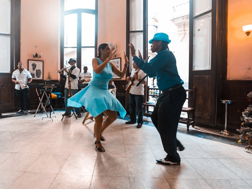 Live music performance in a Havana venue at night