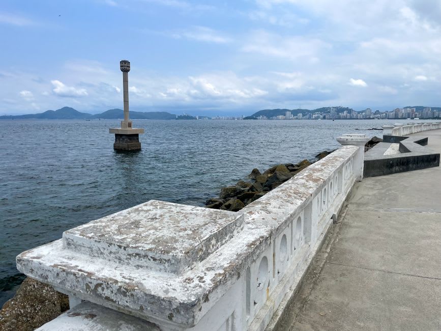 Dense wall of high-rise beachfront towers along Balneario Camboriu's coast