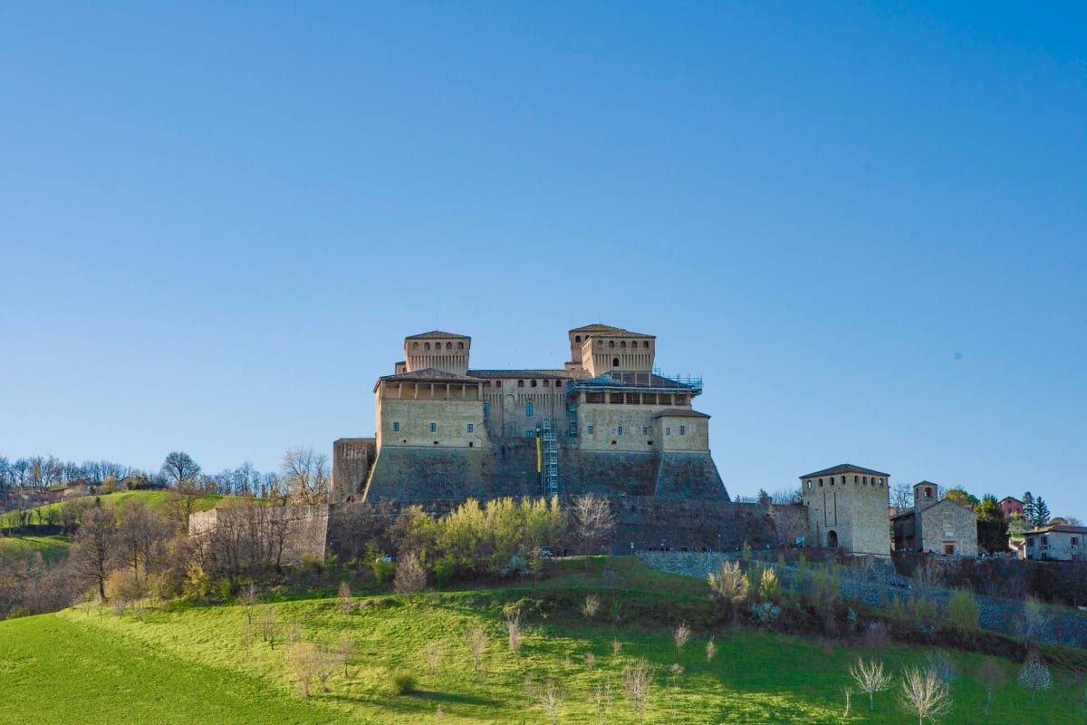 L'intérieur de la cellule de pierre nue de la forteresse de San Leo où Cagliostro fut emprisonné