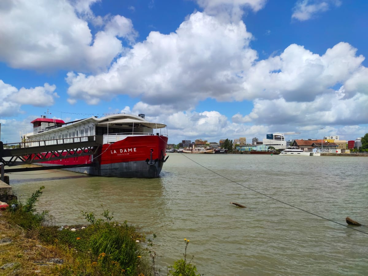 Bordeaux's elegant riverfront architecture along the Garonne
