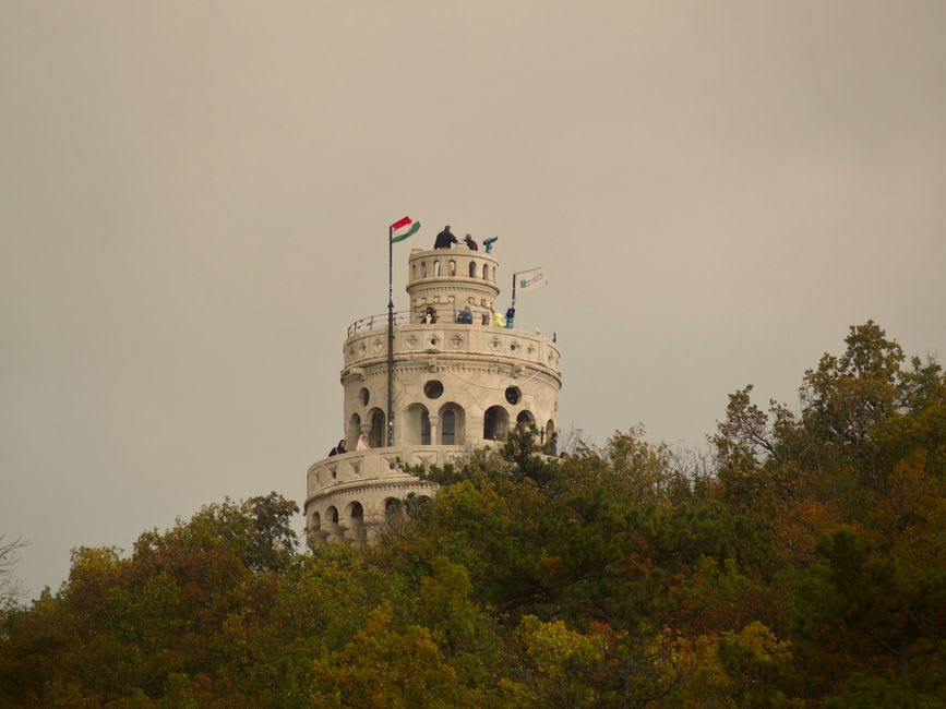 The Fire Tower in Sopron rising above the baroque main square