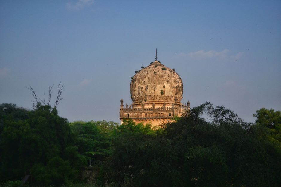 The tomb of Tansen set within a quiet garden in Gwalior, father of Hindustani classical music