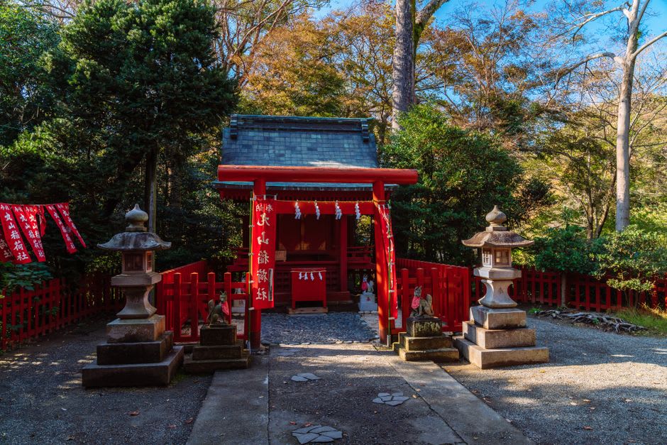 El santuario Iizaka Hachiman, sede del festival anual de la pelea Kenka Matsuri cada octubre