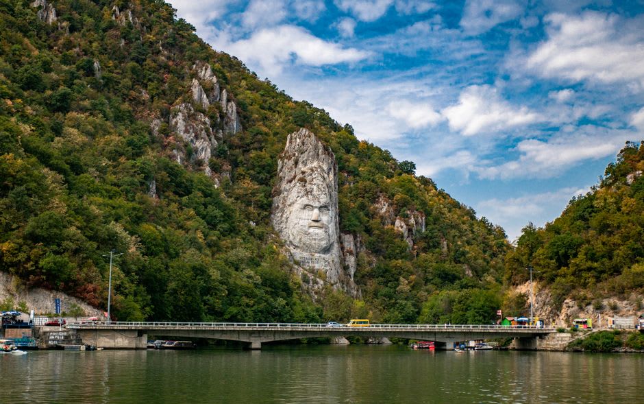 The sharp limestone peak of Ojstrica rising above the narrow valley floor of Matkov Kot