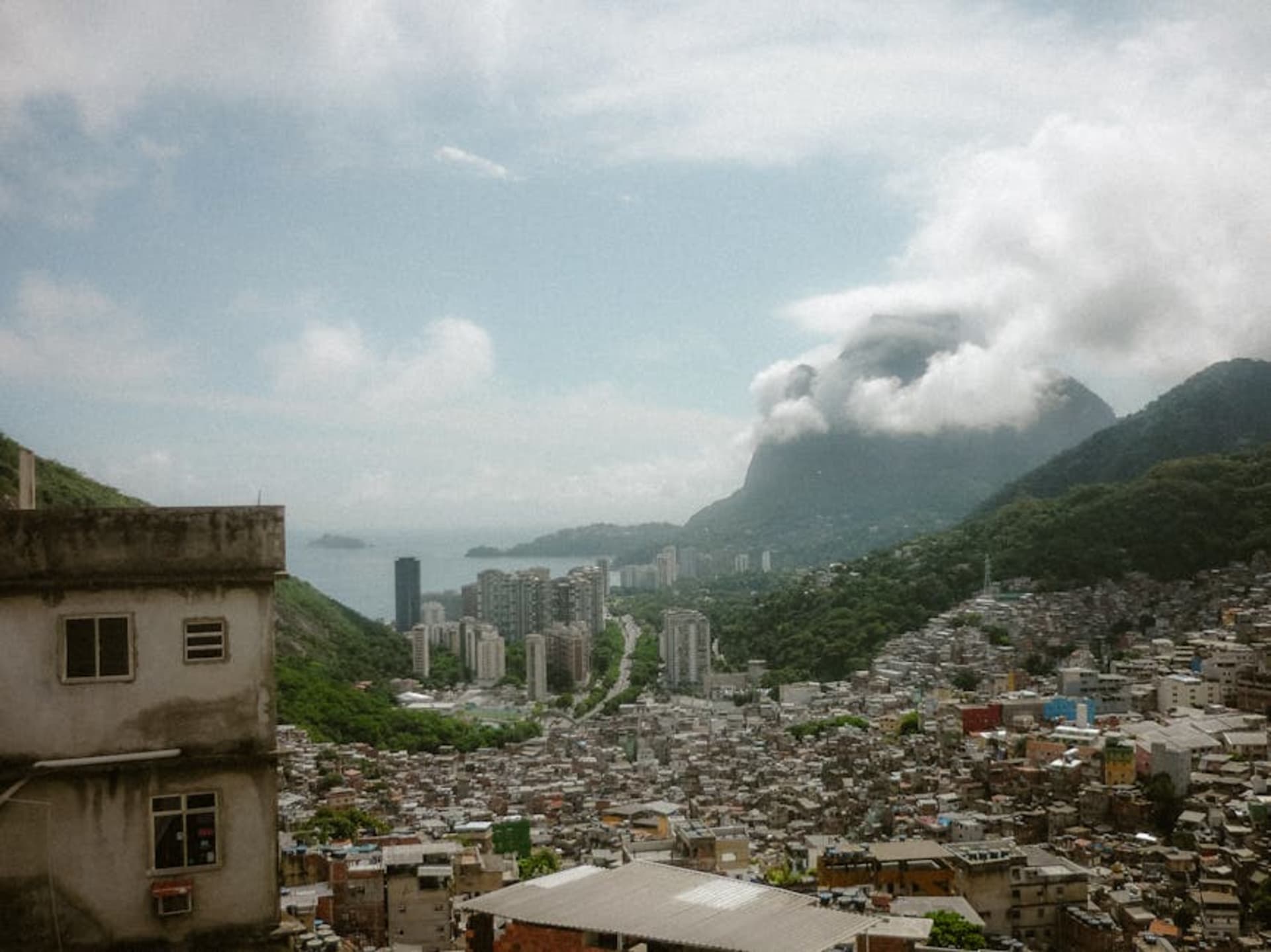 Panoramic view of Rio de Janeiro with Sugarloaf Mountain and Guanabara Bay