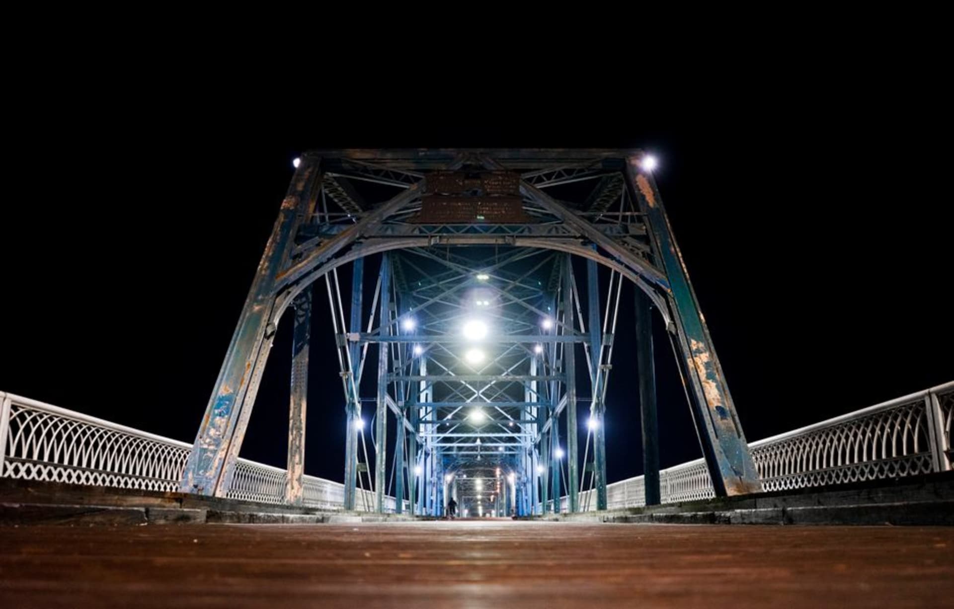 The High Level Bridge spanning the Oldman River coulee valley in Lethbridge
