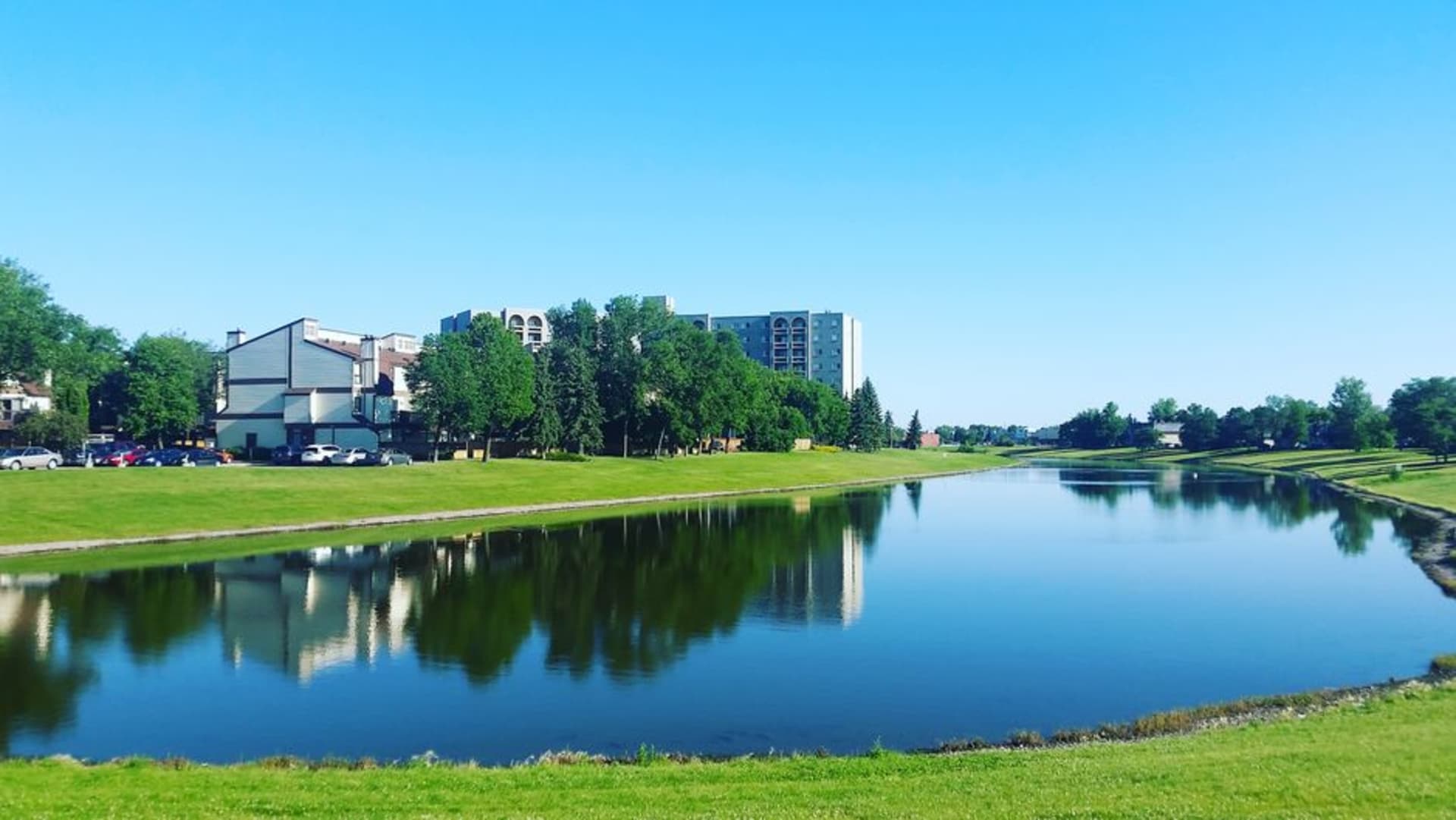 The Forks riverside plaza where the Red and Assiniboine rivers meet in downtown Winnipeg