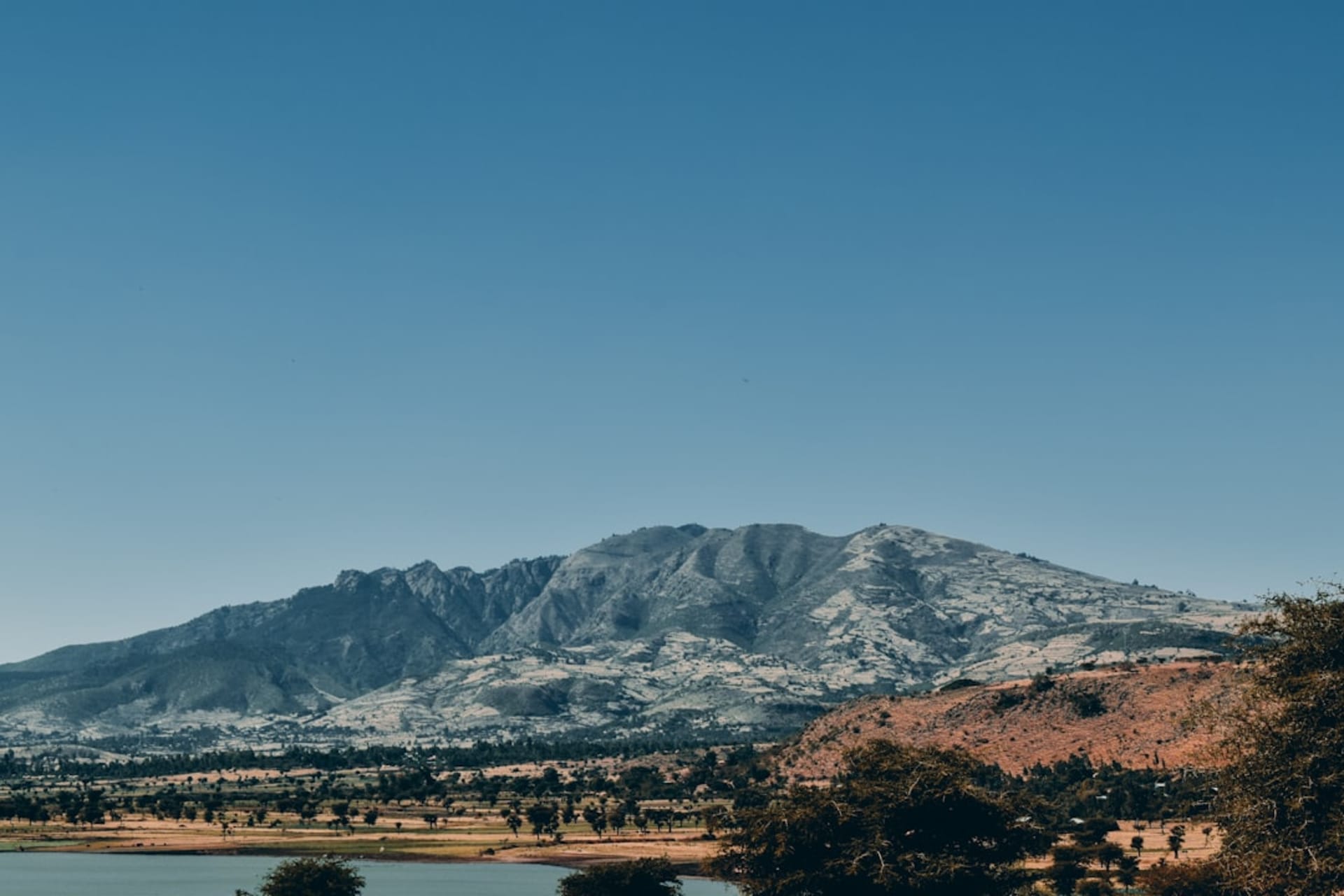 Vista de la ciudad comercial de Jimma en el suroeste de Etiopía