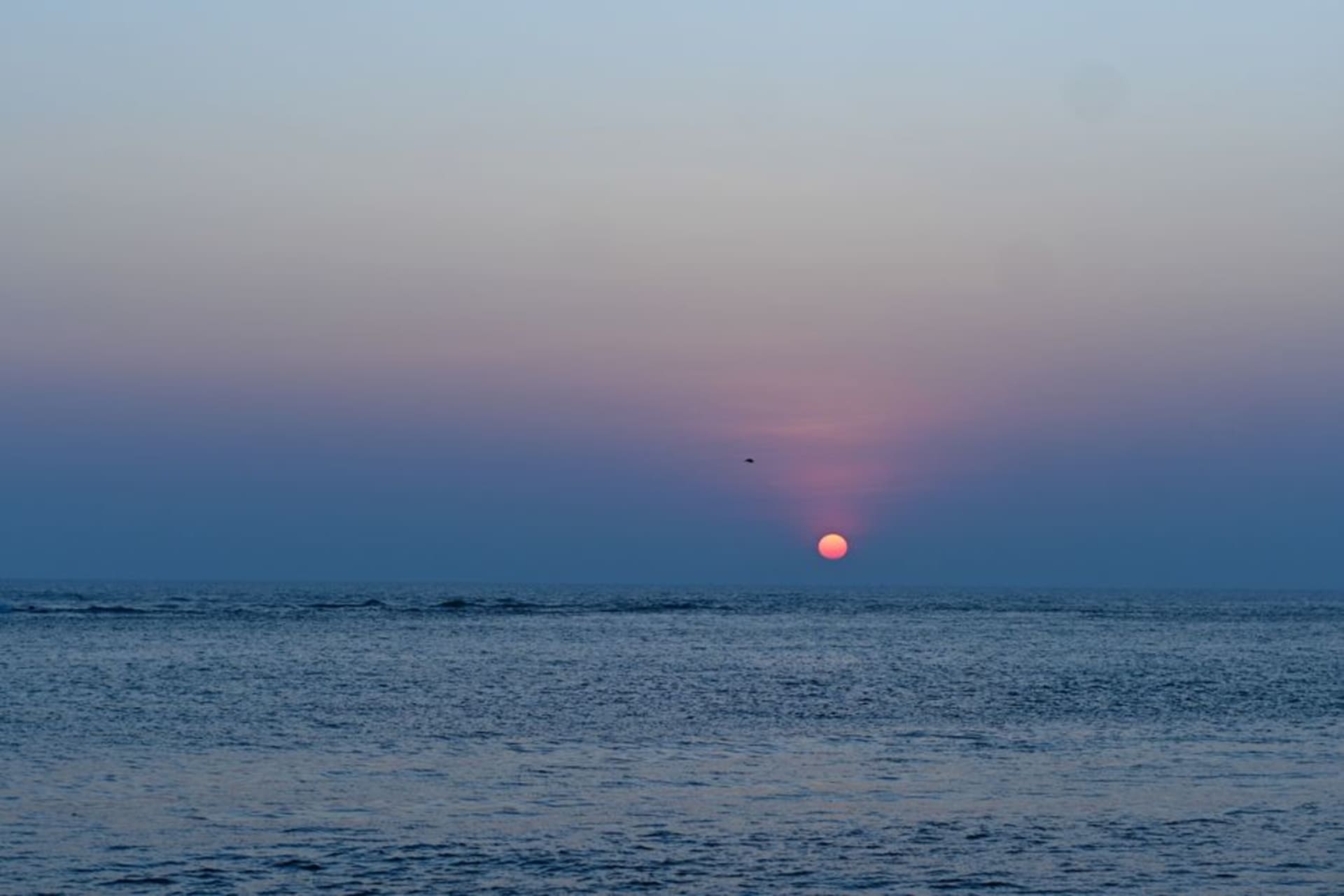 Somnath Temple's carved spire silhouetted against the Arabian Sea at sunset