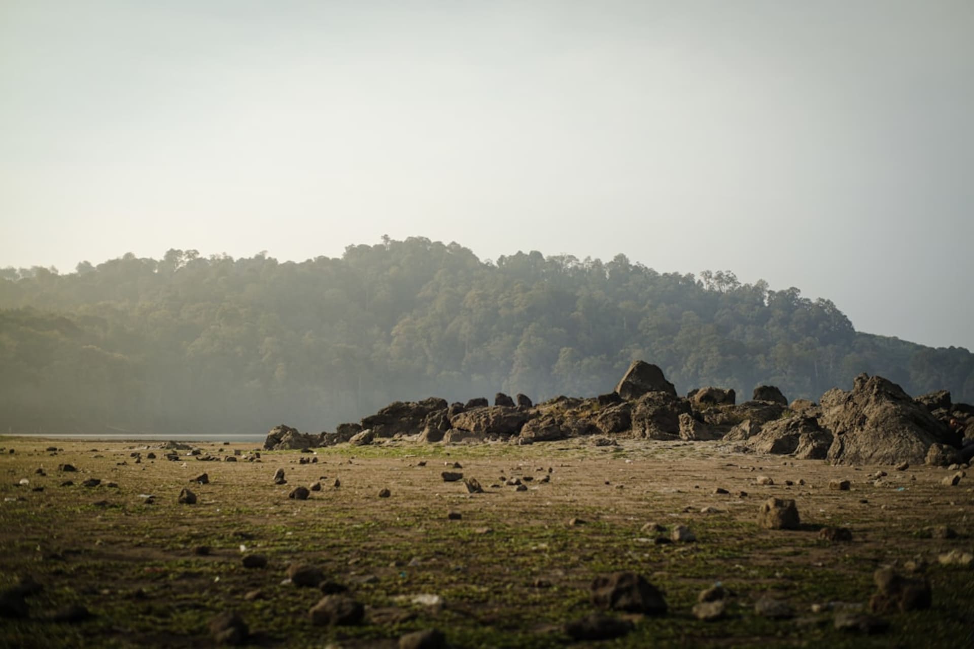 Rolling savanna hills of Sumba Island under a wide sky
