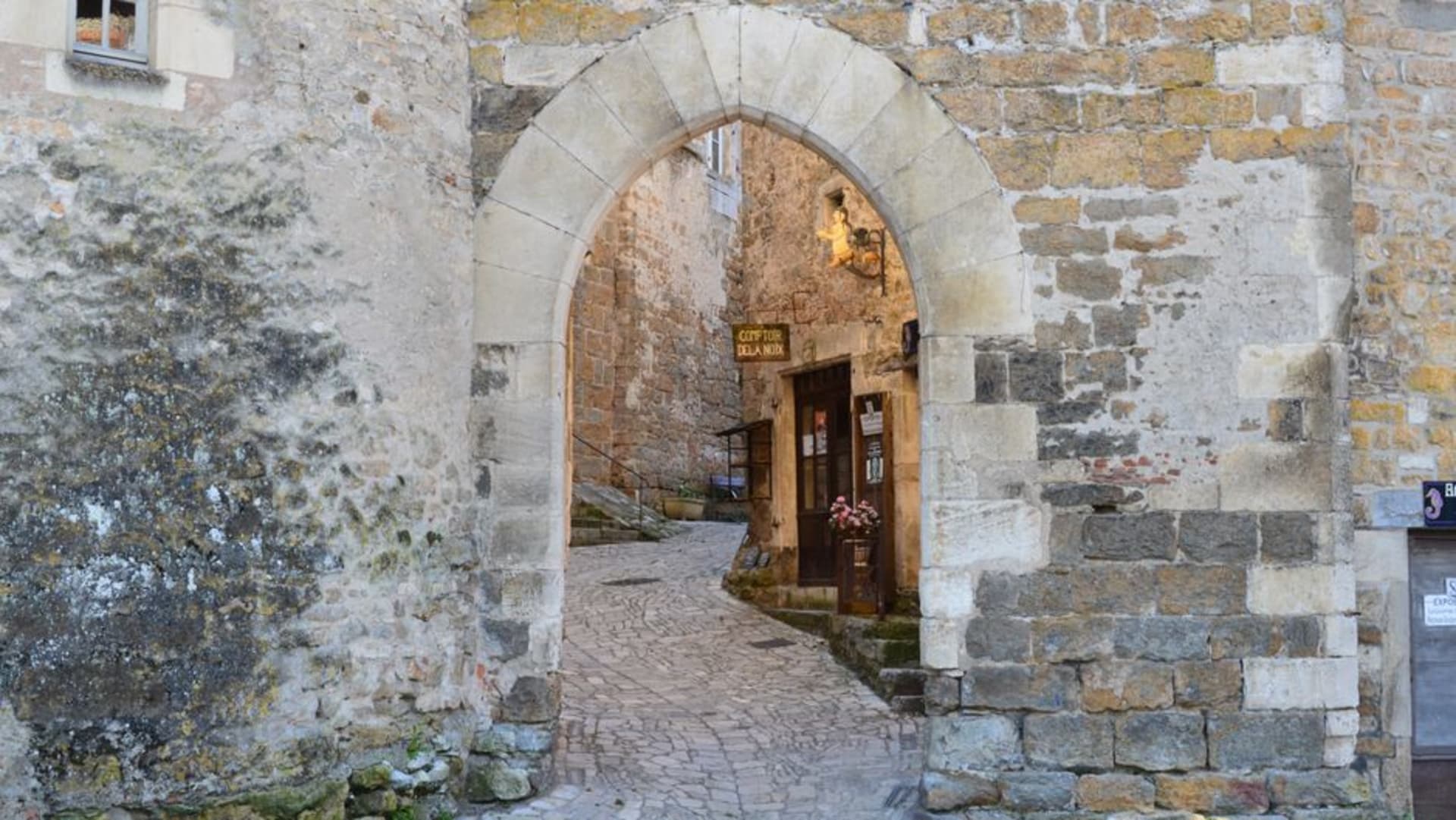 The tufa-stone medieval alleys of Viterbo's San Pellegrino quarter