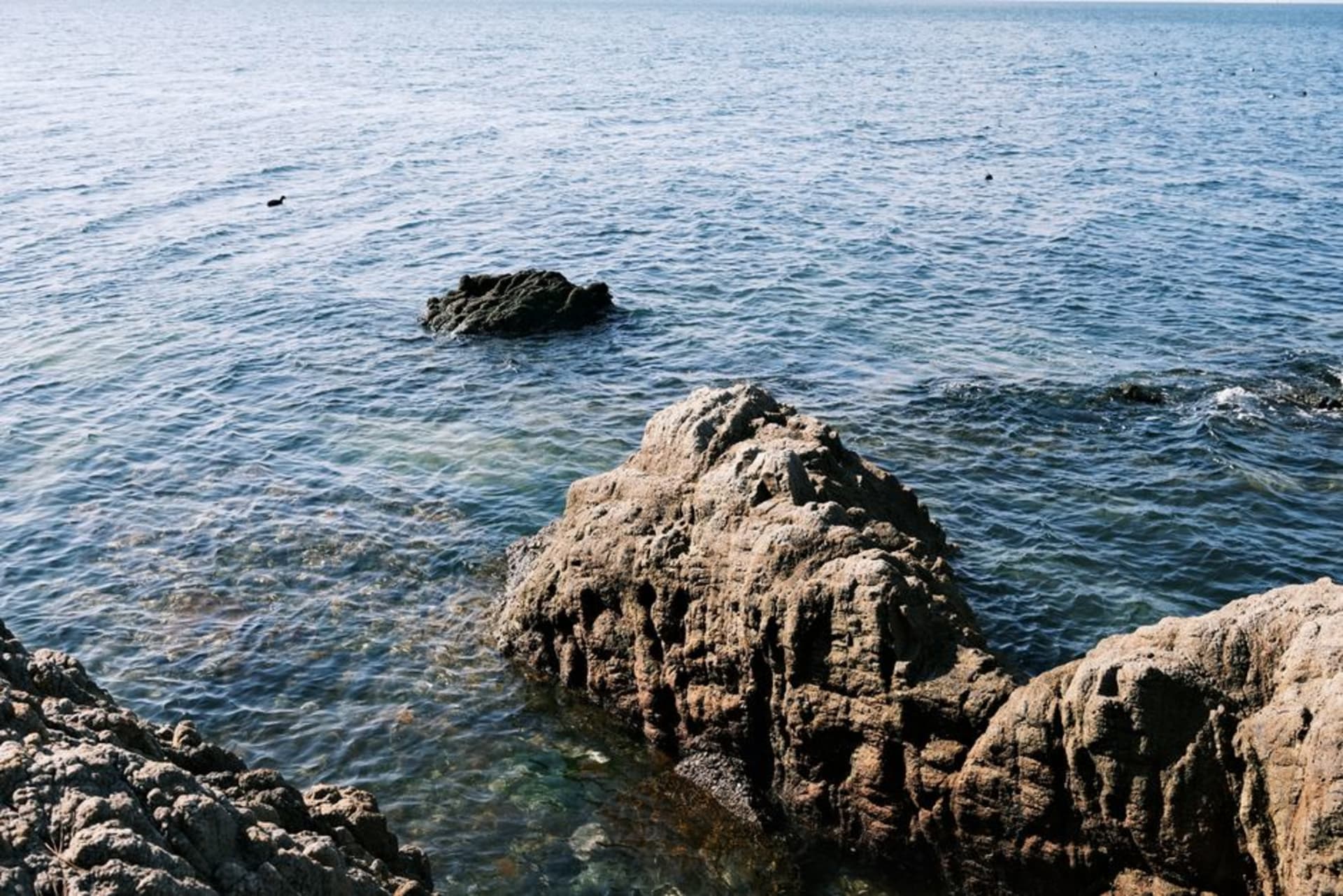The rugged Sanriku coastline and fishing harbour of Kuji in northern Iwate