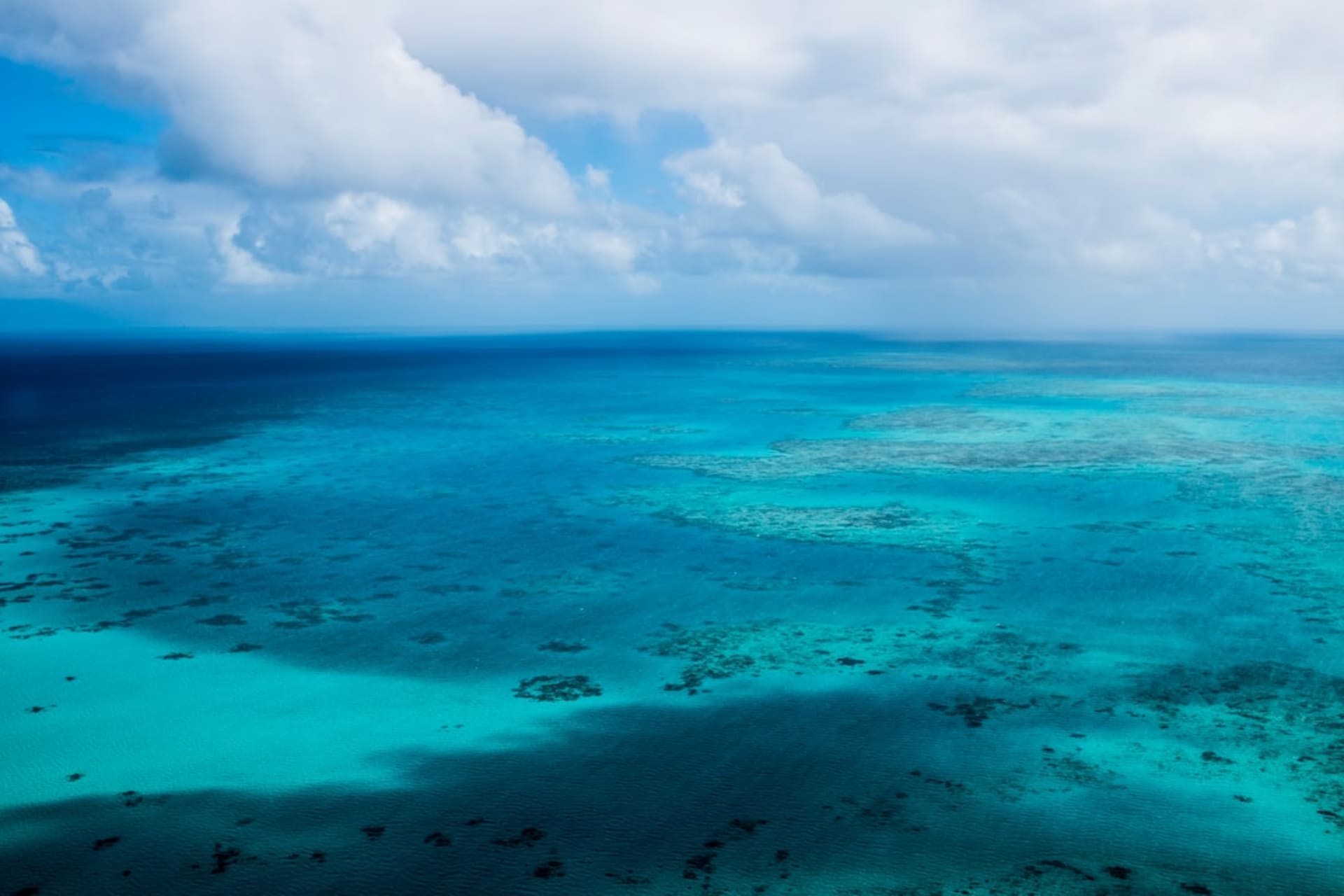 A wooden palapa restaurant at the edge of turquoise Caribbean water, reef visible beneath the surface, no other buildings in sight