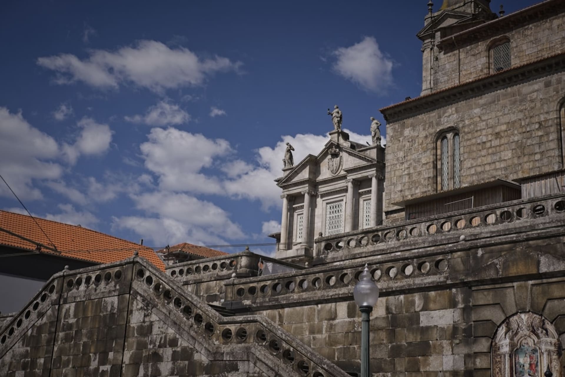 The white domes of Santa Luzia basilica overlooking Viana do Castelo and the mouth of the Lima river