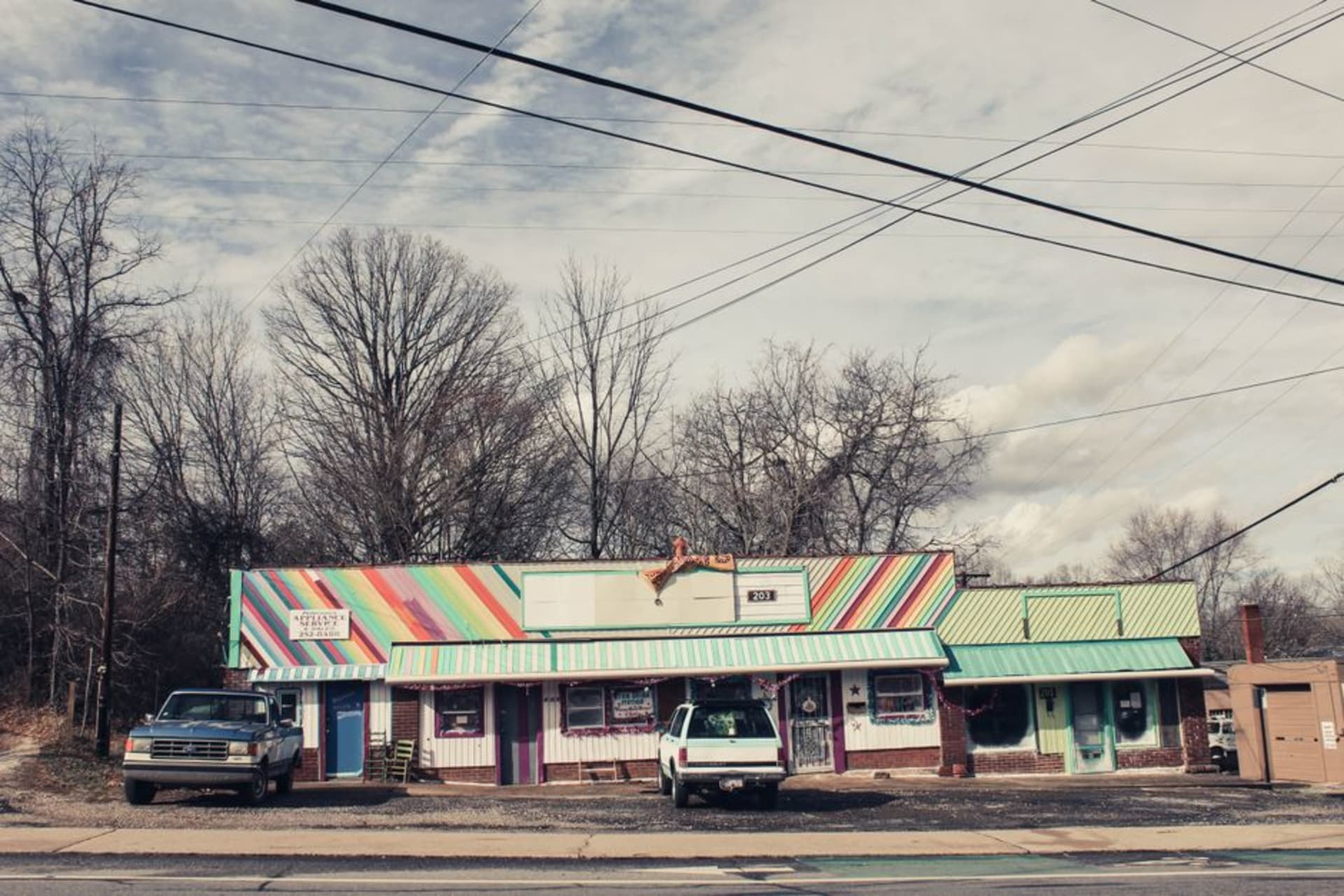 Historic storefronts along Washington Street in downtown Walterboro, South Carolina
