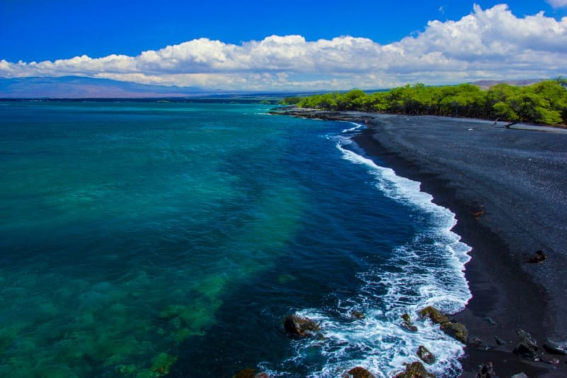 Playa de Arena Negra de Punalu'u