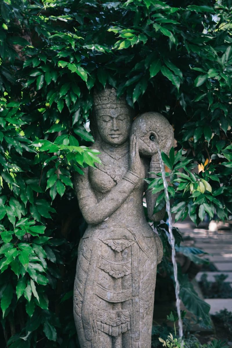 Jardin secret de Bouddha