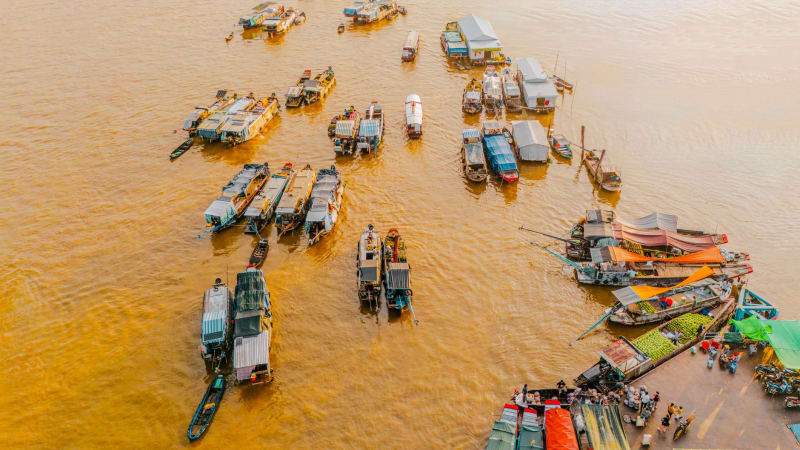 Marché Flottant de Cái Răng