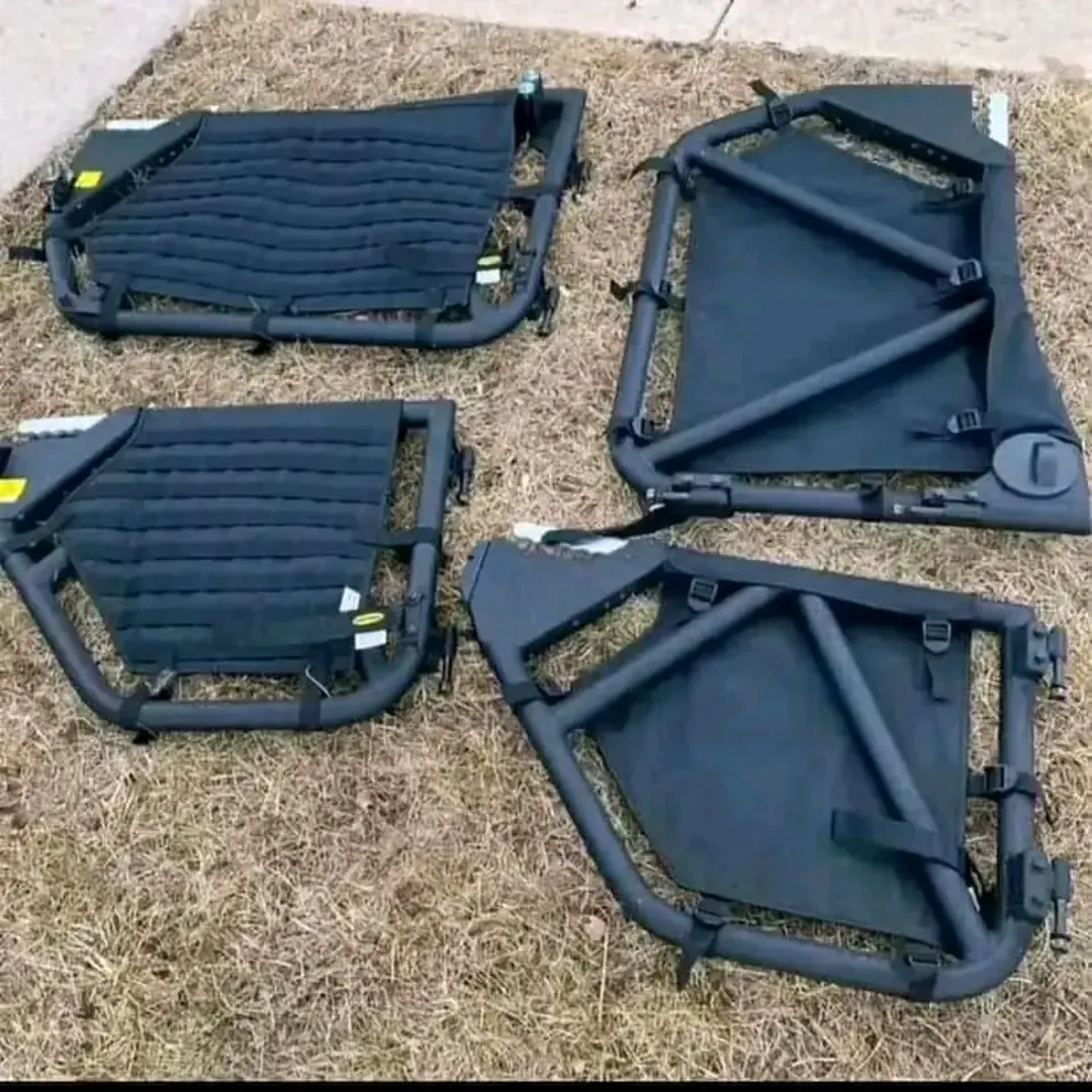 Heavy-Duty Tube Doors Set (4-Piece) for Jeep Wrangler Unlimited JK – Off-Road Style Upgrade