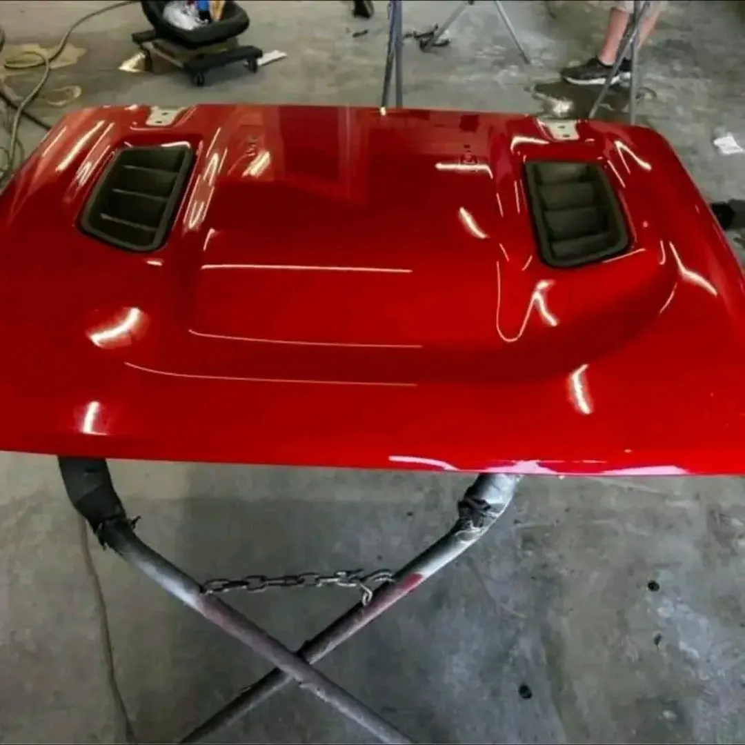OEM Rubicon Hood for Jeep Wrangler JL – Firecracker Red Finish