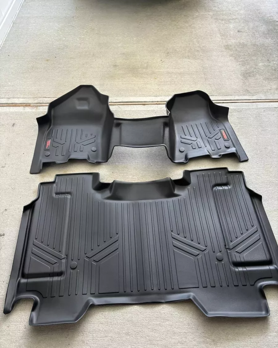 Rough Country All-Weather Floor Mats Set – Jeep Wrangler JL (2019–2022)