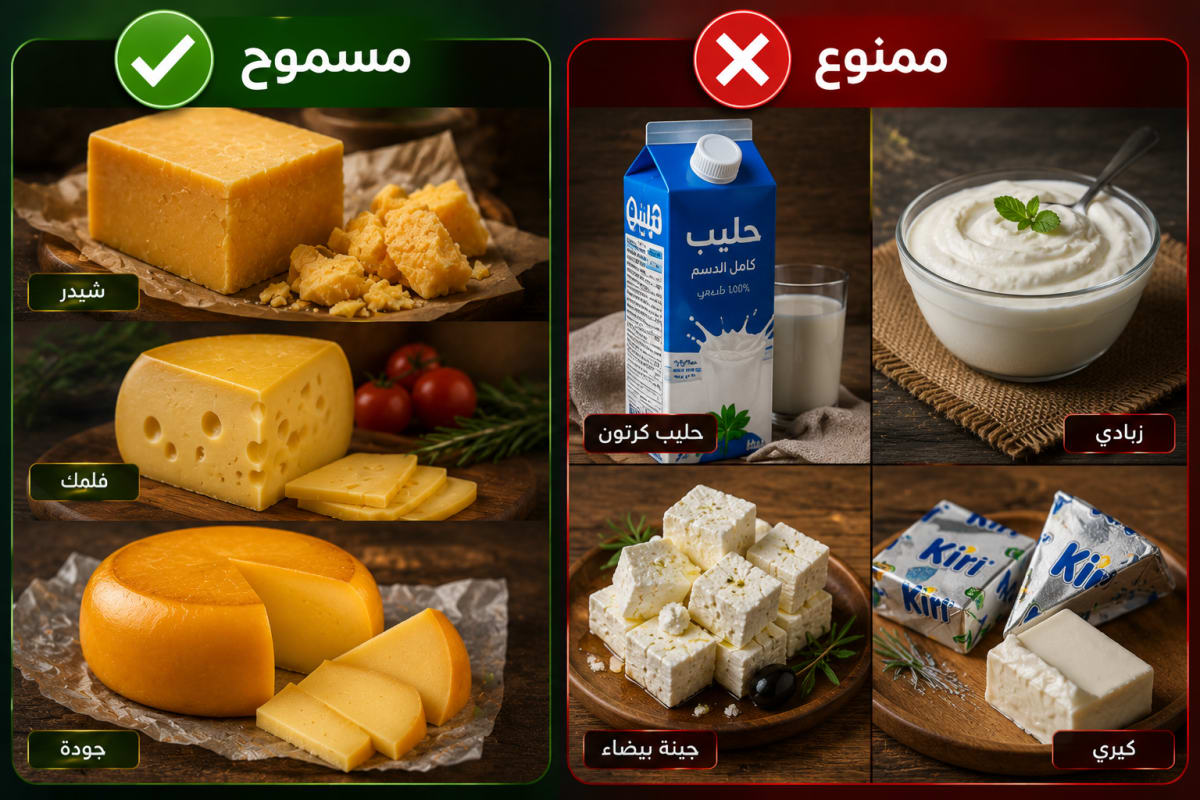 جدول الأسماك في نظام الطيبات: السردين وأسماك البحر مسموحة، أسماك المزارع والقشريات ممنوعة