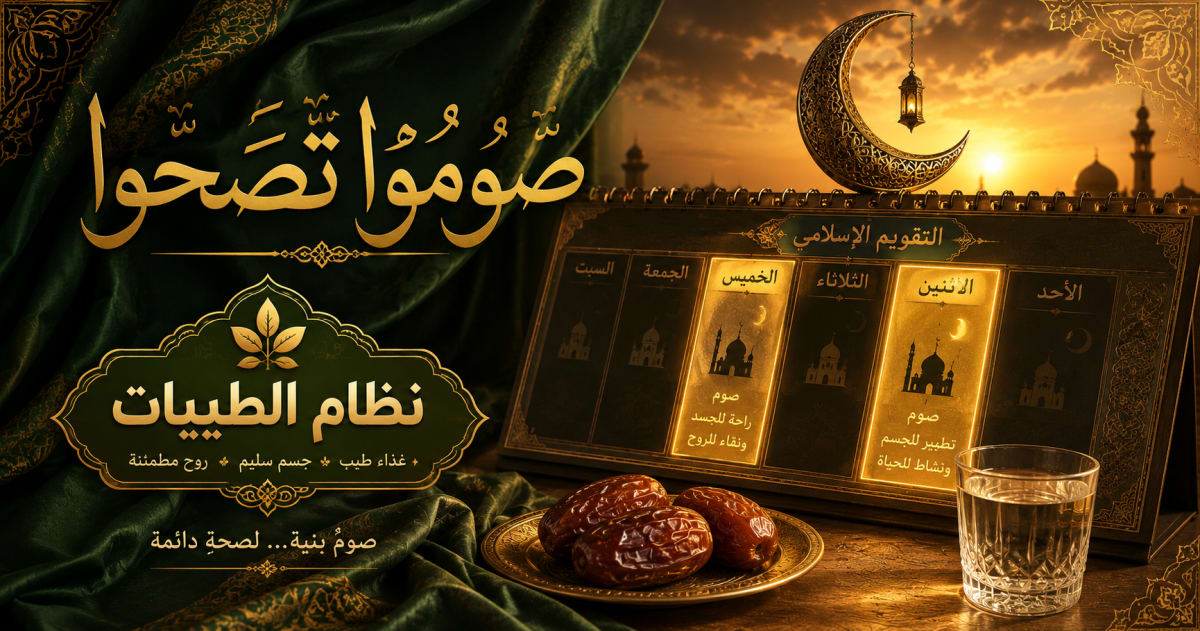 صيام الاثنين والخميس: سنة نبوية وفوائد علمية مذهلة | نظام الطيبات