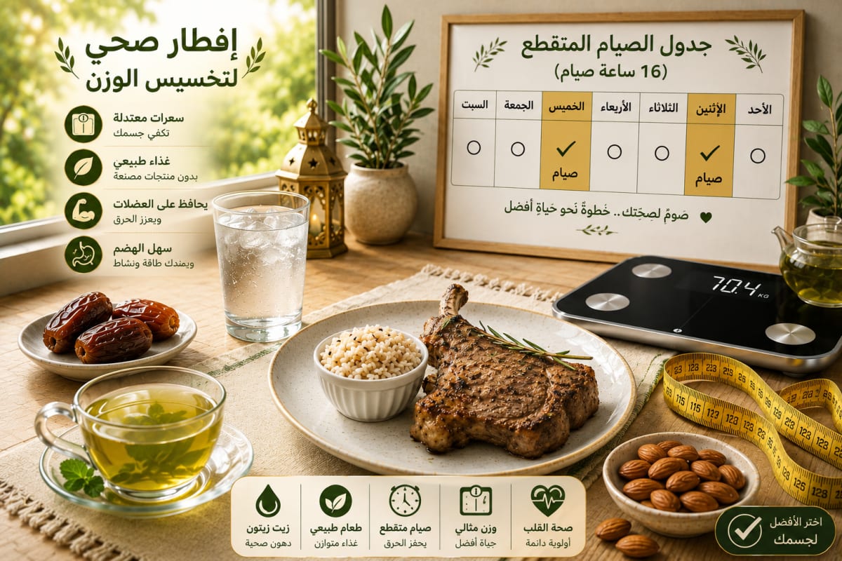 وجبة إفطار صحية للتخسيس - نظام الطيبات لحرق الدهون مع الصيام النبوي