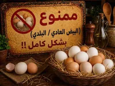 بيض (جميع الأنواع)