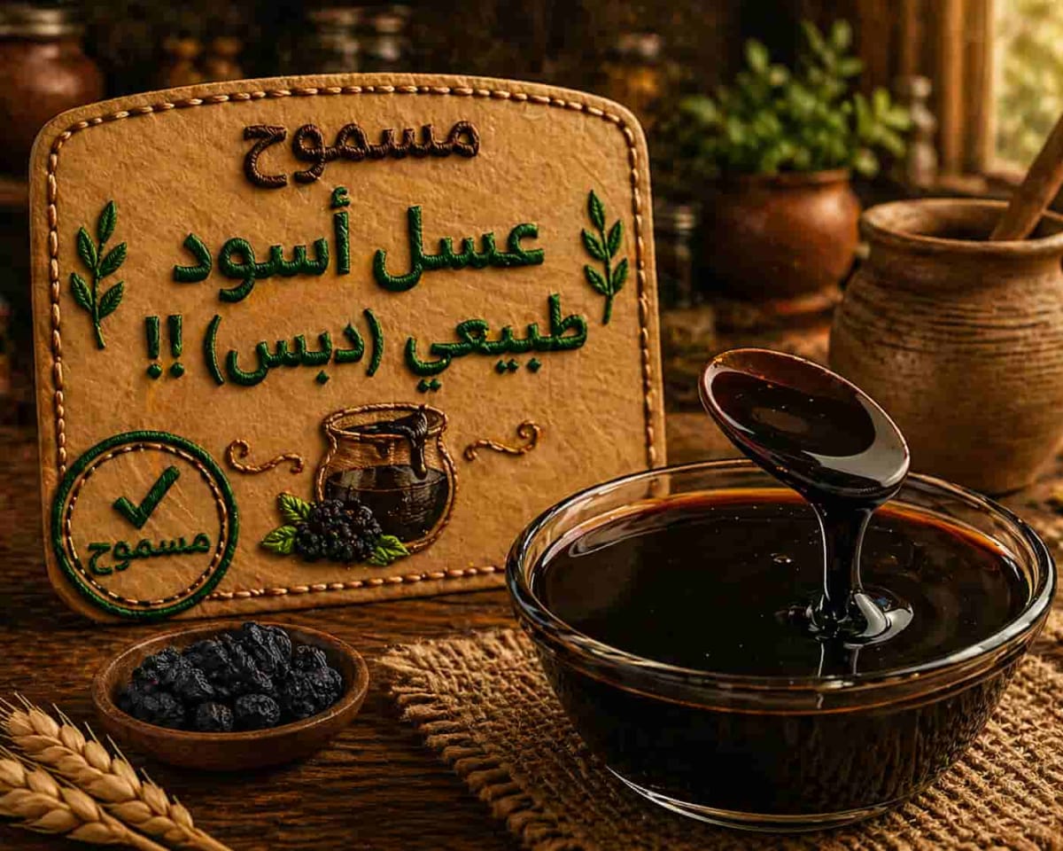 عسل أسود طبيعي (دبس)