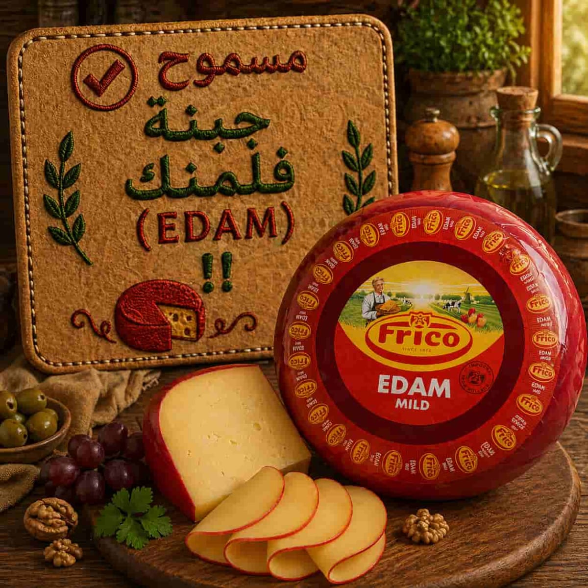 جبنة فلمنك (EDAM)