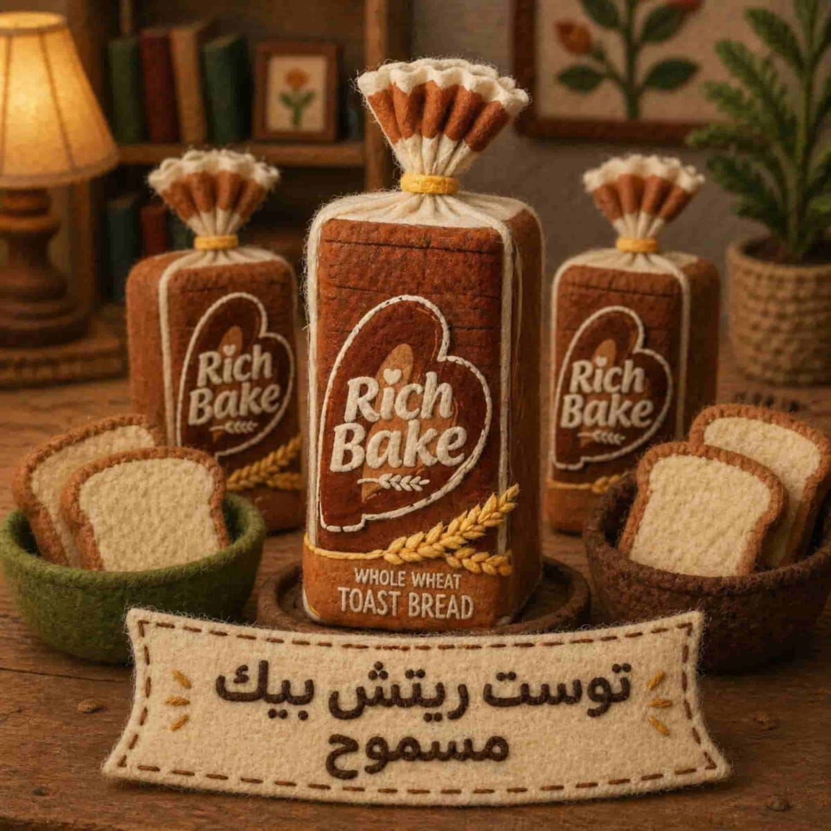 توست القمح الكامل
