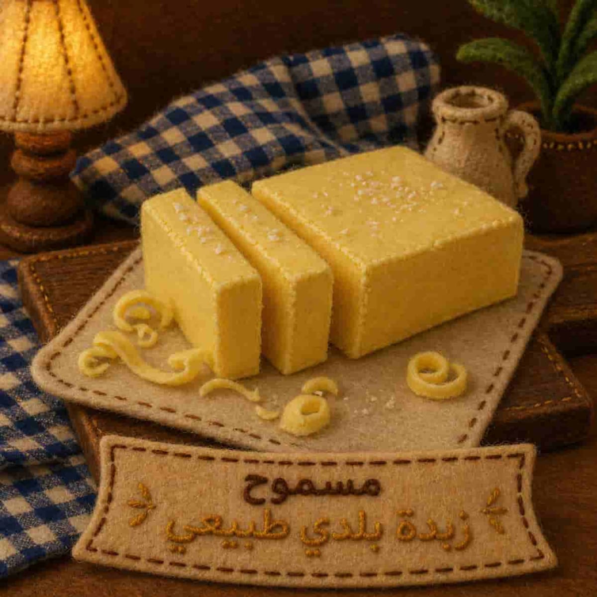 زبدة بلدي طبيعية