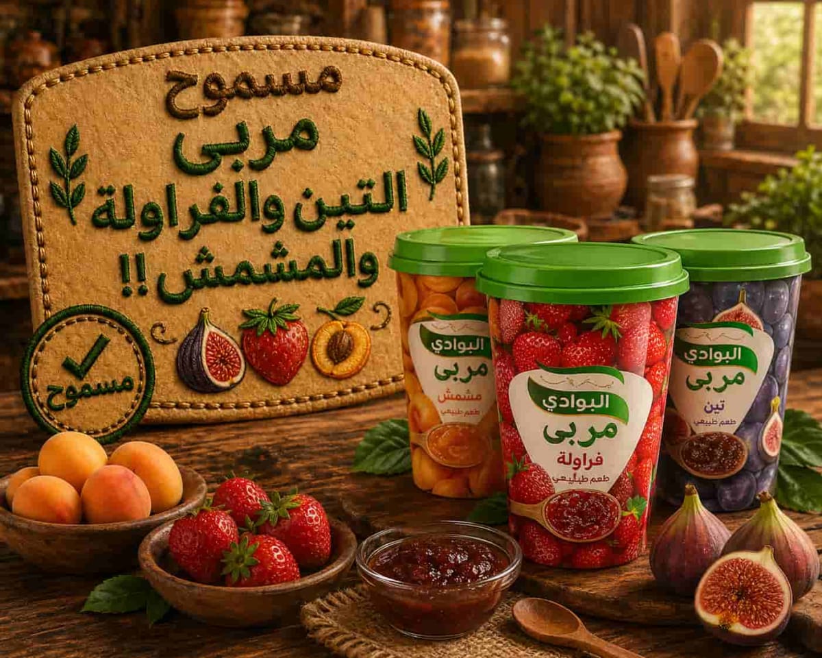 مربات تين / مشمش / فراولة