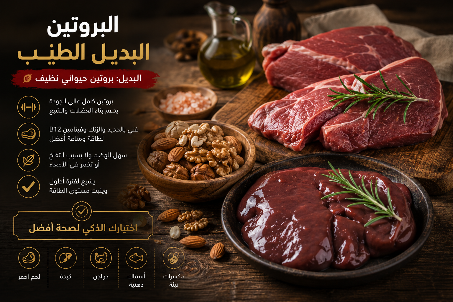 البروتين الحيواني بديل البقوليات في نظام الطيبات