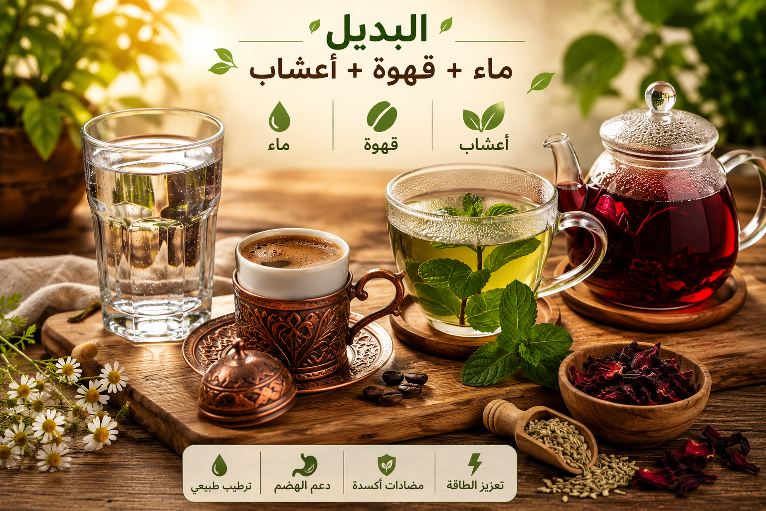 المشروبات الطبيعية المسموحة في نظام الطيبات