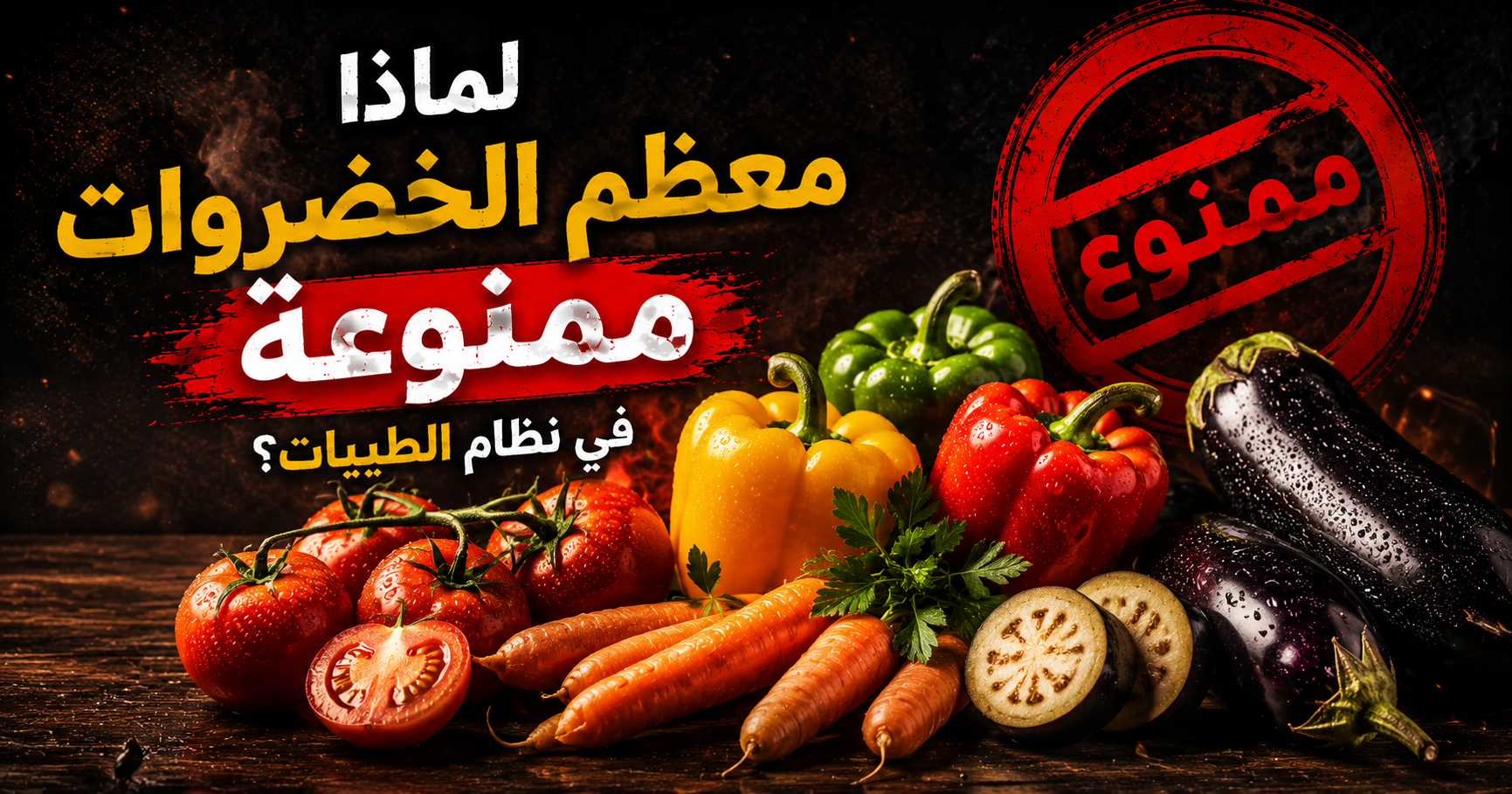 لماذا معظم الخضروات ممنوعة في نظام الطيبات للدكتور ضياء العوضي؟ الطماطم والجزر والفلفل