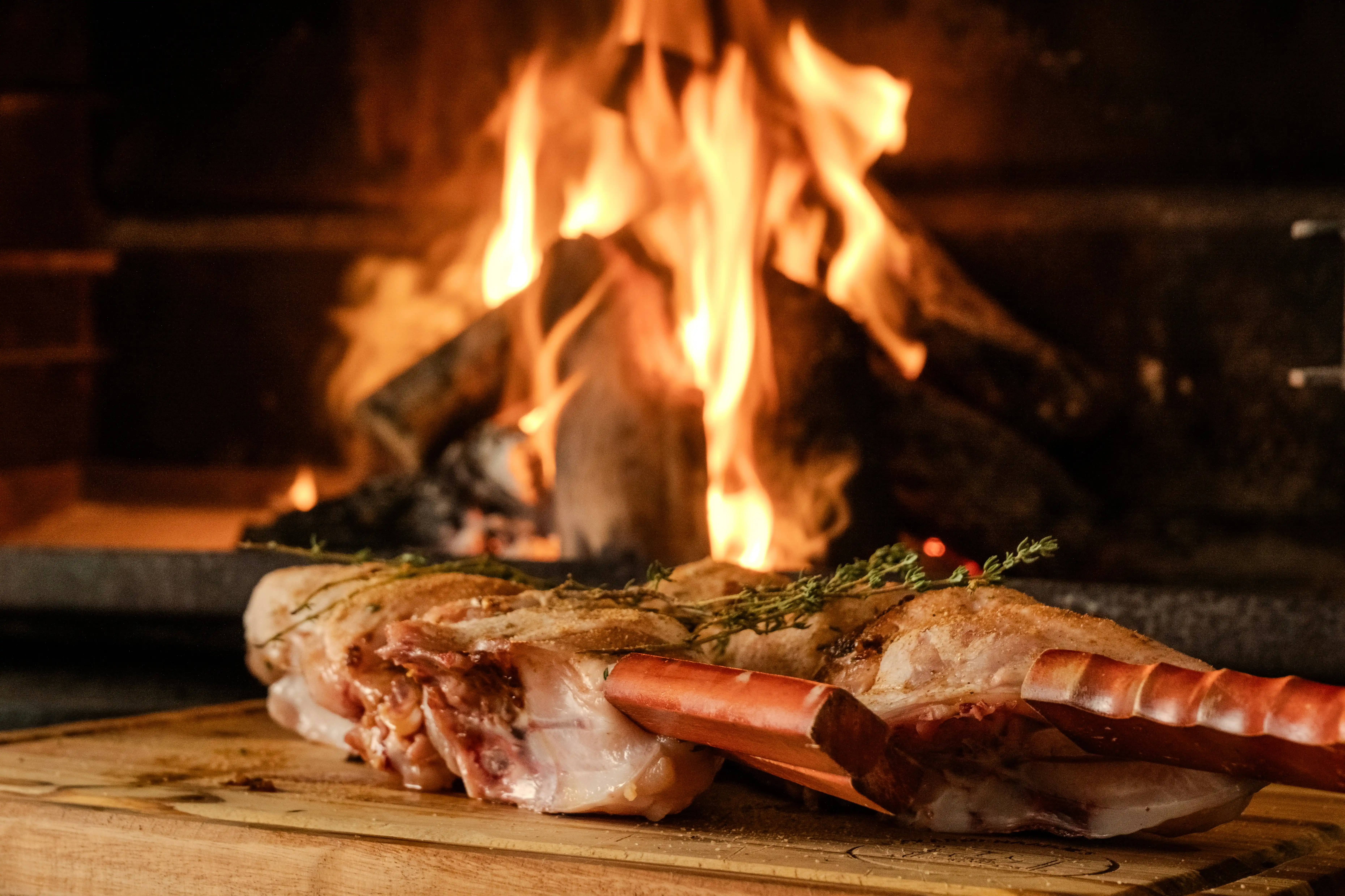 Hoender sosaties op die braai