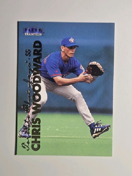 1999 Fleer Tradition Update Chris Woodward Toronto Blue Jays #U-130
