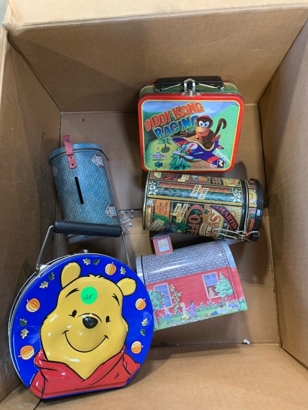 Metal tin boxes