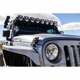 KC HiLiTES 7 Gravity LED - Single Headlight - SAE/ECE - 40W Driving Beam - 07-18 Jeep JK 4235