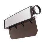 Axia Alloys 12‚Ä≥ Wide Panoramic Rearview Mirror with Folding Sun Visor (Tinted Shield)