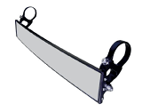 Axia Alloys 17‚Ä≥ Wide Panoramic Rearview Mirror (1.5‚Ä≥ Arms)