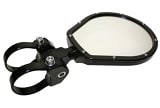 Axia Alloys 6.0‚Ä≥ Folding Side Mirror Flat Glass Black MOD6FSM-BK